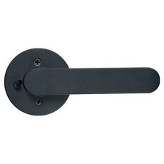 엔젤금속 튜블러락 레버형 방문손잡이 ETL-951 고객직접설치, 블랙, 1개