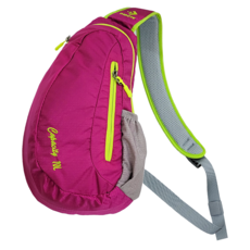 DIBOTE 迪伯特 戶外休閒單肩側背包 99049, 玫紅色