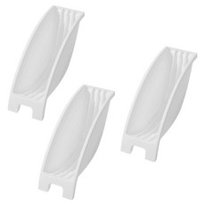 Haegang Corporation 碗盤整理架 碗盤 小型 3入, 白色, 1個