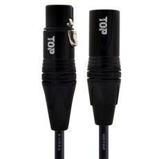 HDtop 韓國製 XLR 母轉公 麥克風延長線 5m, HT-TP5333, 1個, 黑色