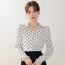 POPLARNC 女款拉克內斯V領翻領襯衫 P26SPBL120818