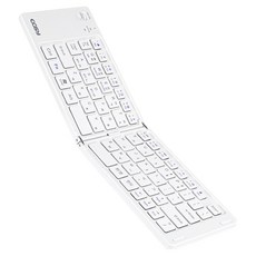 코시 접이식 블루투스 무선 키보드, 실버, KB3107BT, 제조사축