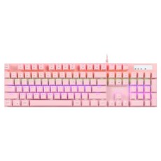 지클릭커 GK-K510X Special 게이밍 기계식 유선 키보드, 핑크, G-CLICKER GK-51OX SUPERHERO 스페셜 게이밍 기계식 키보드, 갈축