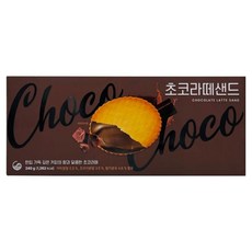 Plus Jeju 巧克力拿鐵夾心餅乾 30入, 1個, 240g