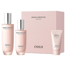 오휘 미라클 모이스처 핑크 베리어 스킨 150ml + 에멀전 100ml + 크림 25ml, 1세트