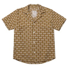OAS Plaze TI FOR MEN 男士 CAMEL LAYER ZIG CUBA 毛圈襯衫 M234CSH702M