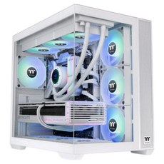 thermaltake 曜越 機殼, View 380 TG ARGB(雪白色), 1個