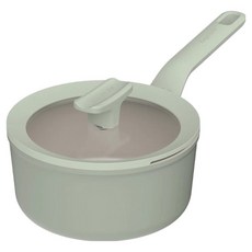 BergHOFF 貝高福 電磁爐平衡陶瓷單柄鍋, 18cm, 鼠尾草綠, 1個