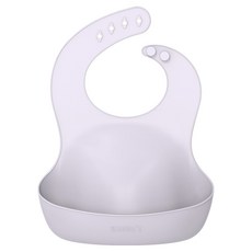 모두아이 실리콘 턱받이, 블루베리요거트, 1개, 1개입