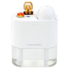 카카오프렌즈 이글루 듀얼 무선 가습기, 화이트