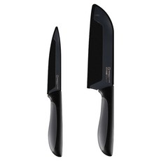 WAGENSTEIGER 鈦金屬灰邊刀具2件組, 1套, 多功能水果刀 + 三德菜刀