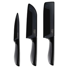 WAGENSTEIGER 鈦金屬灰刃刀具3件組, 1套, 多功能水果刀 + 主廚刀 + 蔬菜刀