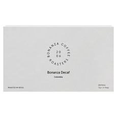 Bonanza 特級咖啡豆濾掛式咖啡 低咖啡因, 12g, 1個, 24入