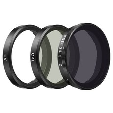 텔레신 S5-FLT-41 오즈모액션6 CPL + VND + UV 렌즈 필터 세트, 1세트, FLT-41 1세트, FLT-41