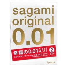 사가미오리지널 콘돔 0.01, 2개입, 1개
