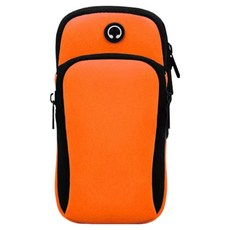 순잠 스포츠 러닝 암밴드, 오렌지, 1개