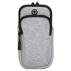 순잠 스포츠 러닝 암밴드, 그레이, 1개