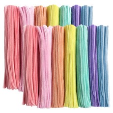 베이루 파스텔 컬러 철사 모루 100p, 혼합색상, 2개