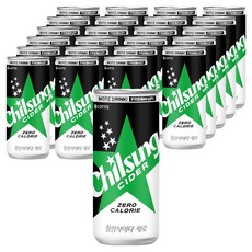 칠성사이다 제로 탄산음료, 310ml, 24개