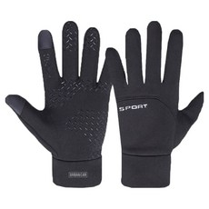 어반카 스포츠 논슬립 터치 방한 장갑, 블랙