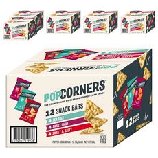 POPCORNERS 爆米花脆片組合箱, 336g, 6箱