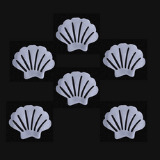 코다치프 미끄럼 방지 욕조 스티커, 투명, 6개