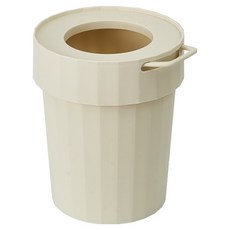 Mabsoshop 極簡書房桌上型簡約垃圾桶 BRP2762, 米色