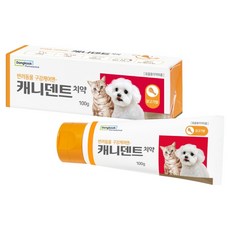 동국제약 반려동물 캐니덴트 치약 닭고기향, 1개, 100g