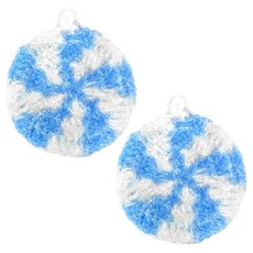 월드크린 반짝이 아크릴 수세미 사탕