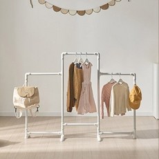 Itemtok Todak Todak 立式折疊寵物多功能掛衣架, 白色