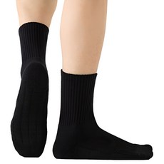 드디어대성 남성용 중목 스포츠 양말 5켤레 세트, 블랙, 1세트