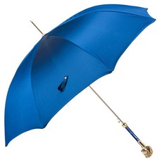 PASOTTI 男士奢華金馬珍珠藍自動傘 MX9O8W41ORPB