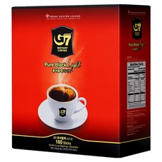 G7 퓨어블랙 라이트 원두커피믹스, 900mg, 160개입, 1개