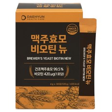 DAEHYUN HEALTH CARE 啤酒酵母生物素新 30p, 120g, 1個