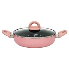 ELO 인덕션 파스텔핑크 IH 세라믹 코팅 냄비 전골, 24cm, 1개