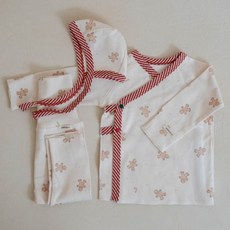 PEEKABOO 生薑新生兒上下衣 + 帽子套組