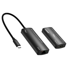 LAN Star 4K 最長支援30m HDMI 距離延長器 USB 中繼器 收發器套組, 1套, LS-UCHD30