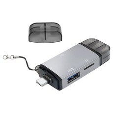 애니존 6in1 USB OTG 멀티 카드리더기, 메탈실버, 1개, ANY-HUB10 가전디지털/저장장치 반품 최저가 7,690원