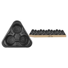 ONEFU 塑膠杯架 3杯 黑色, 20套, 50個裝