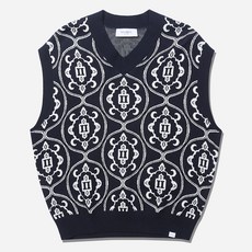 Les Deux 普拉茲 T.I FOR MEN 男士 ORNAMENT INTARSIA SLIPOVER M232CSW601M