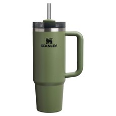 STANLEY 台灣公司貨 冒險系列 吸管隨手杯2.0, 軍綠色, 1個, 880ml