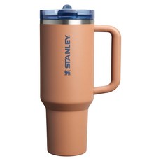 STANLEY 台灣公司貨 防漏吸管隨手杯, 暮日棕, 1個, 1.18L