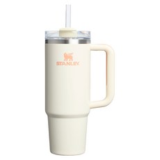 STANLEY 台灣公司貨 冒險系列 吸管隨手杯2.0, 杏桃白, 1個, 880ml