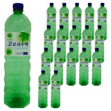 대경 고로쇠SW 라벨 페트 용기 1.5L + 캡 파랑 세트, 18세트