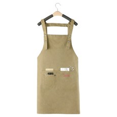 스토리빙 바리스타 H형 방수 앞치마, 샌드베이지, 1개