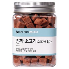 페페로니 강아지 진짜 오메가3 져키, 소고기, 180g, 1개
