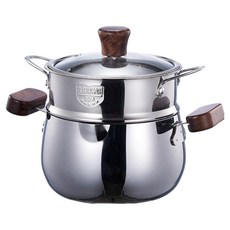 LANO 家用304不鏽鋼雙層蒸鍋, 1個, 14cm