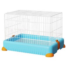 펫츠핸들러 레빗 토끼 친칠라 베어케이지 LY-301 59 x 39 x 38 cm, 1개, 블루