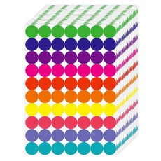 KHOKURI 分類標記圓點圓形貼紙 70入, 40個, 1入