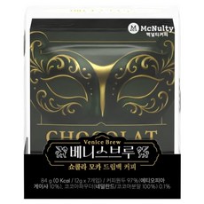 McNulty Coffee Venice Brew 特調風味濾掛式咖啡 巧克力摩卡, 1個, 7入, 12g